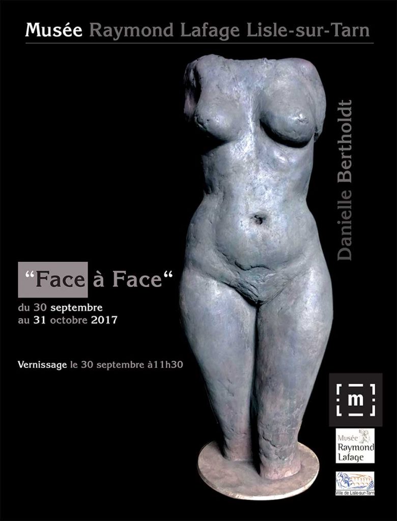 affiche expo sculpture musée Lafage