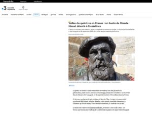 http://france3-regions.francetvinfo.fr/nouvelle-aquitaine/creuse/vallee-peintres-creuse-buste-claude-monet-devoVallée des peintres en Creuse : un buste de Claude Monet dévoilé à Fresselines