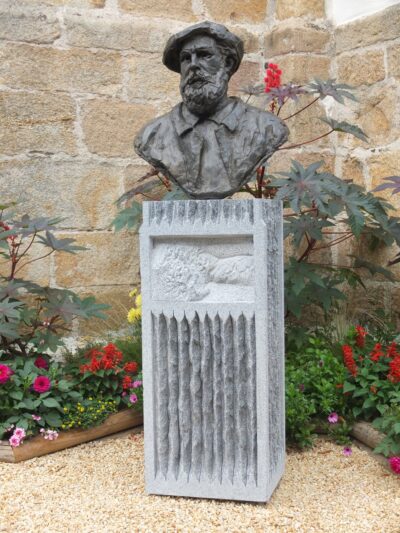 sculpture Monet par Danielle Bertholdt Plasticienne à Fresselines