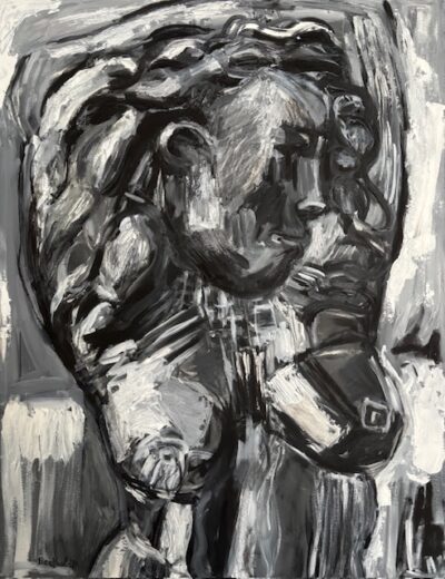 “Une Femme”, portrait 7 - 115 x 89 cm, huile sur bois