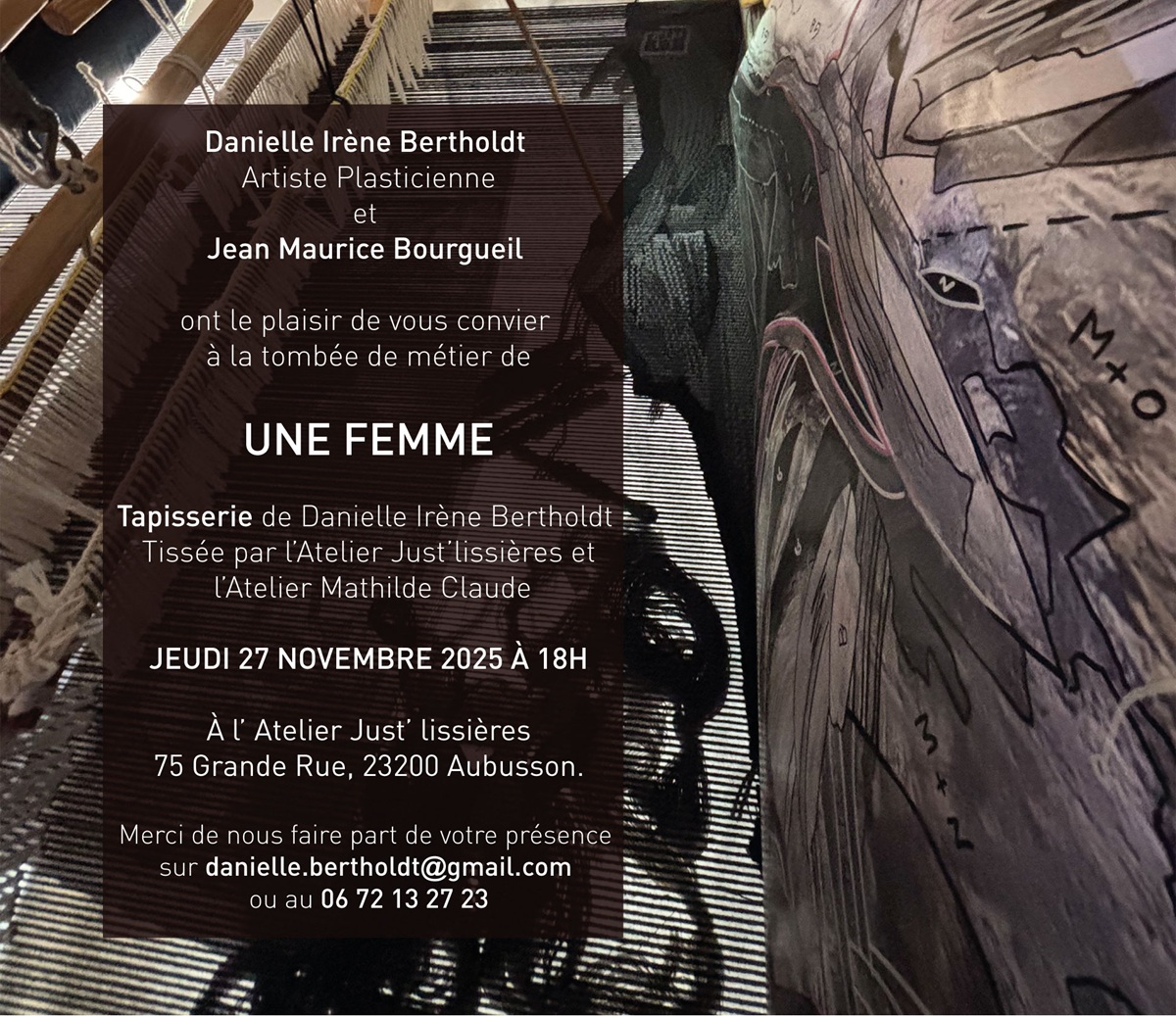 Invitation à la tombée de métier de la